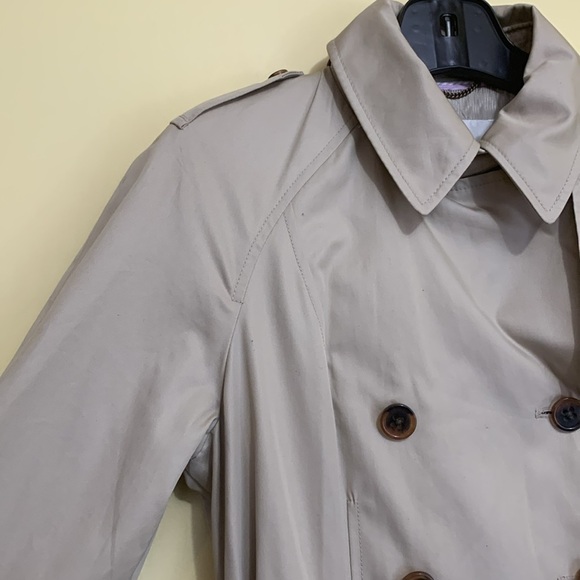 Banana Republic | Golden Beige Water-Resistant Classic Twill Lined Trench Coat M - Picture 7 of 17